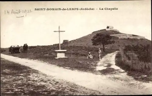 Ak Saint Romain de Leps Ardèche, La Chapelle