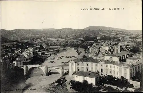 Ak Lavoute Chilhac Haute Loire, Vue générale