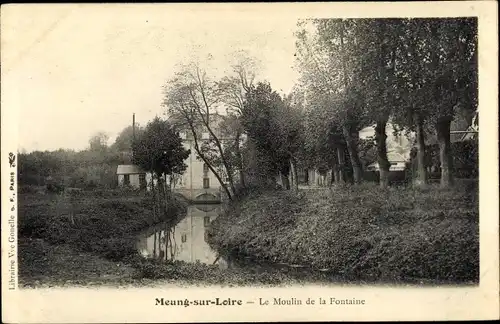 Ak Meung sur Loire Loiret, Le Moulin de la Fontaine