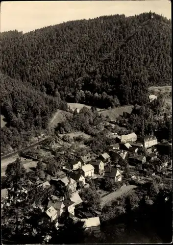 Ak Sitzendorf in Thüringen, Blick aus der Vogelschau