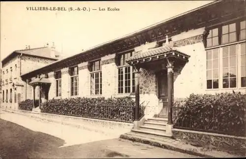 Ak Villiers le Bel Val d'Oise, Les Ecoles