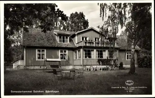 Ak Solviken Björkhagen Schweden, Semesterhemmet