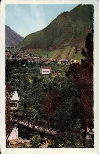 Ak Veynes Hautes-Alpes, Le Pont de la Morelle et vue générale