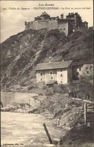 Ak Chateau Queyras Hautes-Alpes, Vallée, Le fort en amont du Guil