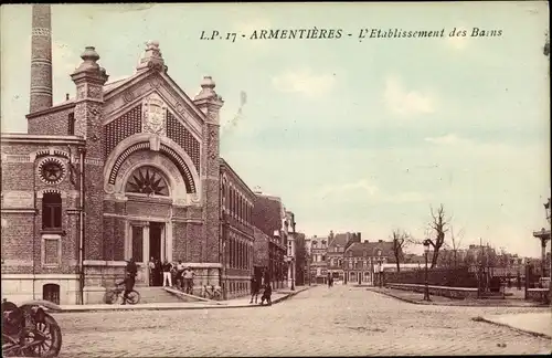 Ak Armentieres Nord, L'Etablissement des Bains