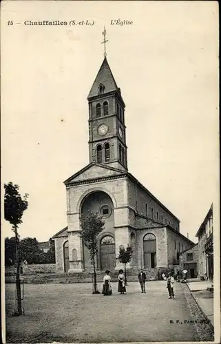 Ak Chauffailles Saône et Loire, L'Eglise