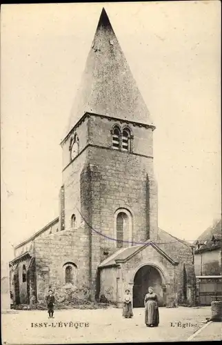 Ak Issy l'Eveque Saône et Loire, L'Eglise