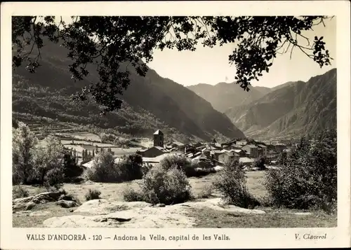 Ak Andorra la Vella Andorra, Vue Generale