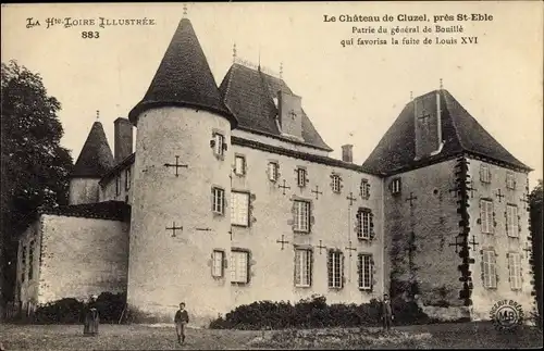 Ak St. Eble Haute Loire, Le Château de Cluzel