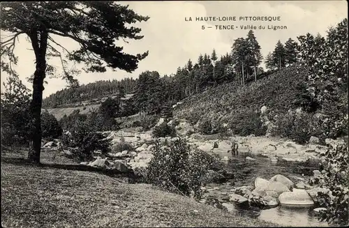 Ak Tence Haute Loire, Vallée du Lignon