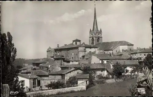 Ak Saint Pal de Chalencon Haute Loire, Vue d'ensemble