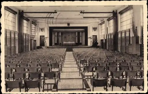 Ak Zwijnaarde Ostflandern Belgien, Sint Jozefs Instituut, Feest- en turnzaal