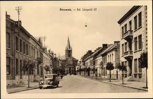 Ak Péruwelz Wallonien Hennegau, Boulevard Léopold III