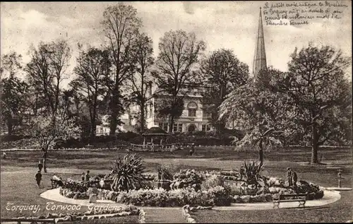 Ak Torquay South West England, Torwood Gardens