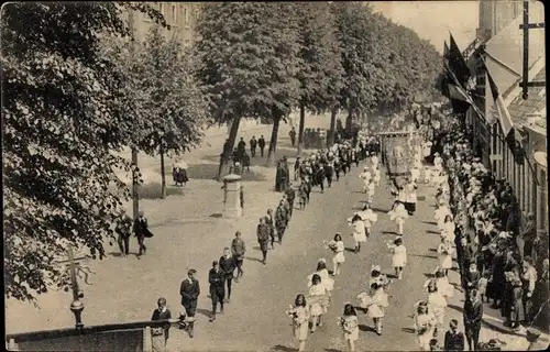 Ak Hoogstraten Flandern Antwerpen, Heilig Bloed Processie 1921