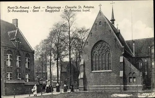 Ak Mont St. Amand Gent Ostflandern, Beguinage, Chapelle St. Antoine