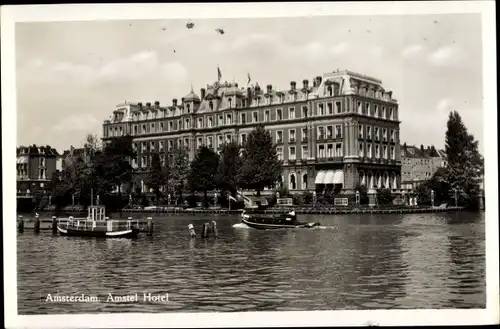 Ak Amsterdam Nordholland Niederlande, Amstel Hotel