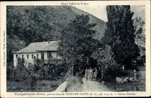 Ak Thorame Haute Alpes de Haute Provence, Fongaillarde Hôtel, Station Estivale