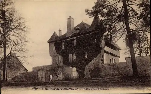 Ak Saint Yrieix Haute Vienne, Chateau des Penitents