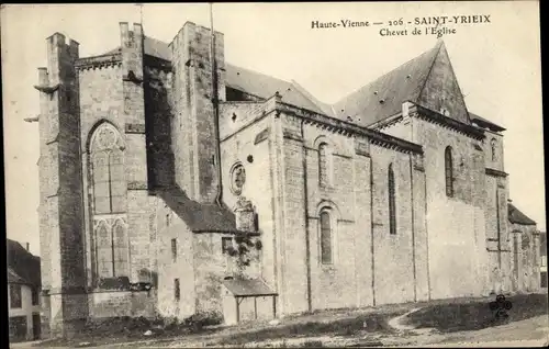 Ak Saint Yrieix Haute Vienne, Chevet de l'Eglise