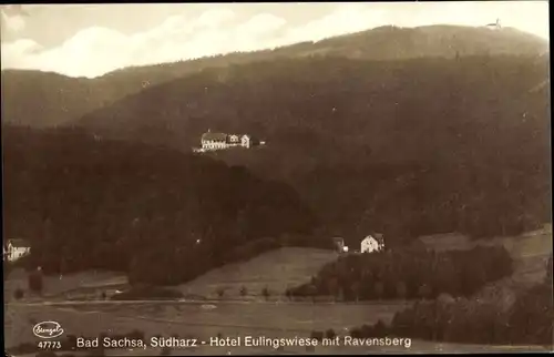 Ak Bad Sachsa in Niedersachsen, Hotel Eulingswiese, Ravensberg, Südharz, Stengel 47773