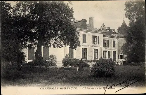 Ak Champigny en Beauce Loir et Cher, Le Chateau