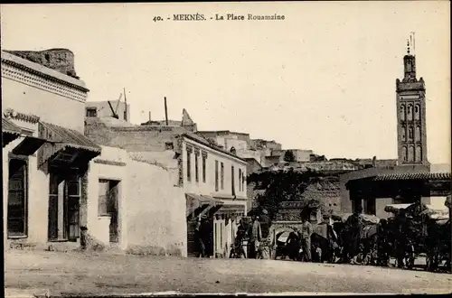 Ak Meknès Marokko, La Place Rouamzine