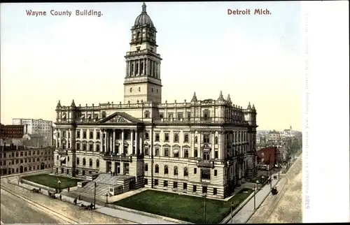 Ak Detroit Michigan USA, Wayne County Building