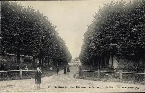 Bonneuil sur Marne Val de Marne, L'Avenue du Château