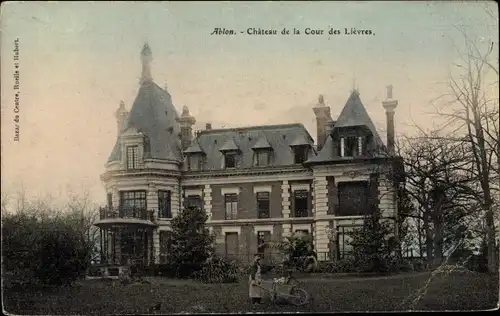 Ak Ablon Val de Marne, Château de la Cour des Lièvres