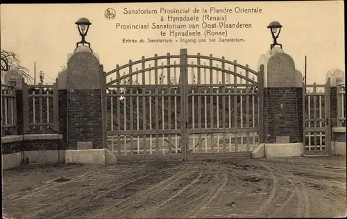 Ak Hynsdaele Renaix Ronse Ostflandern, Sanatorium Provincial de la Flandre Orientale