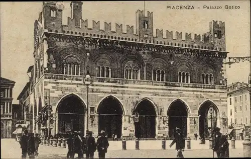 Ak Piacenza Emilia Romagna, Palazzo Gotico