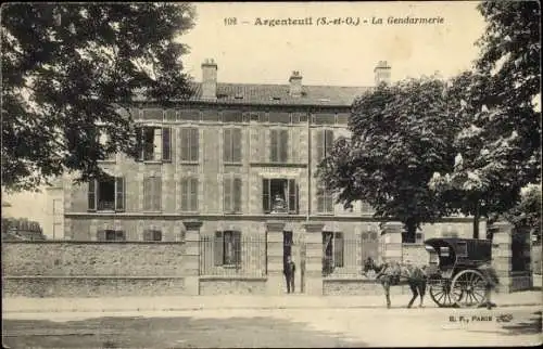 Ak Argenteuil Val d'Oise, La Gendarmerie