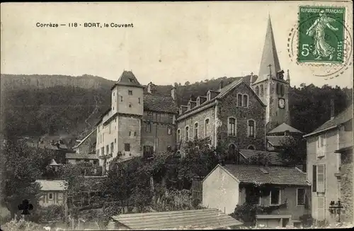 Ak Bort Corrèze, Vue du Couvent