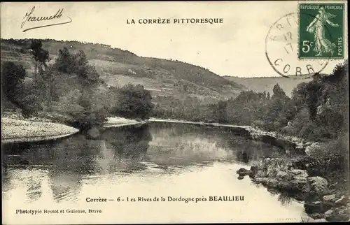 Ak Beaulieu Corrèze, Panorama, le paysage