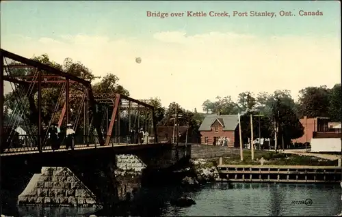 Ak Port Stanley Ontario Kanada, Bridge over Kettle Creek