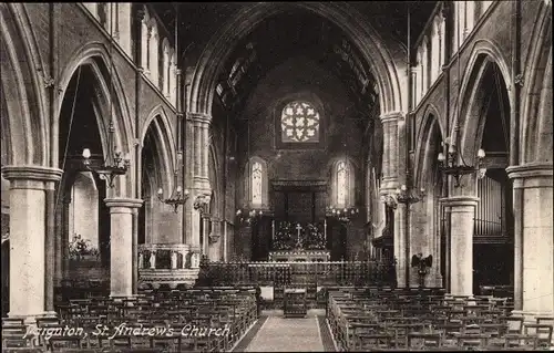 Ak Paignton South West England, St. Andrew's Church, Interior