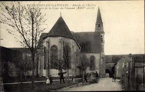 Ak Ferrières en Gatinais Loiret, Abside de l'Église