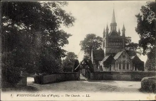 Ak Whippingham Isle of Wight England, The Church