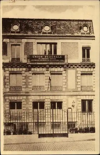 Ak Paris IV., La Maison de l'Union Fédérale, Rue de Brissac