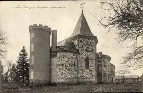 Ak Pierre Buffiere Haute Vienne, Chateau de Traslage