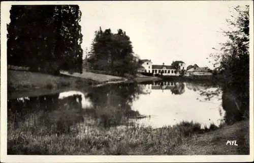 Ak Linards Haute Vienne, Etang et les Ecoles