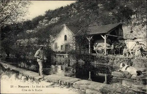 Ak Noyers Yonne, Le Bief du Boulin, Côte de la Roche