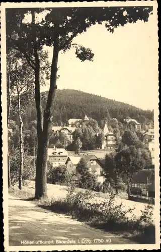 Ak Bärenfels Altenberg im Erzgebirge, Aufnahme vom Kurort