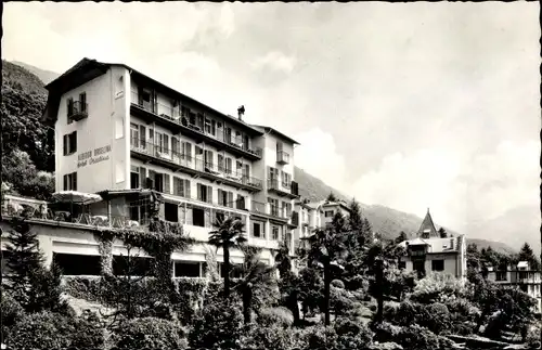 Ak Locarno Kt. Tessin Schweiz, Hotel Albergo Orselina, Bes. A. Amstutz Borsinger