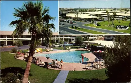 Ak Yuma Arizona USA, Hotel Stardust, Highway 80, Swimmingpool