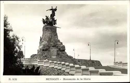 Ak Mendoza Argentinien, Monumento de la Gloria