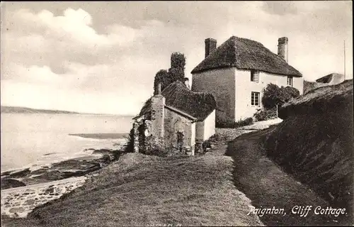 Ak Paignton South West England, Cliff Cottage