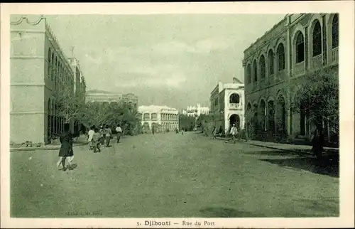Ak Dschibuti, Rue du Port