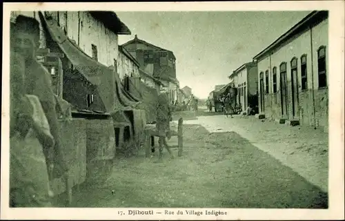 Ak Dschibuti, Rue du Village indigène